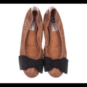 Lanvin Leather Ballet Flats Size IT 38 / US 7.5